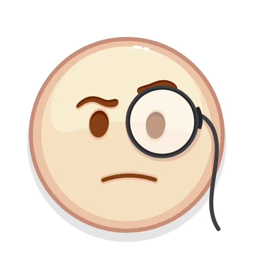 🧐 Стикер «Brown Emoji» для Telegram
