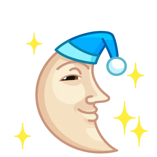🌜 Стикер «Brown Emoji» для Telegram