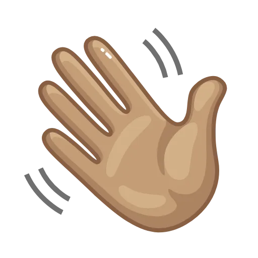 👋 Стикер «Brown Emoji» для Telegram