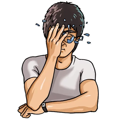 🤦 Стикер «Bruce Lee» для Telegram