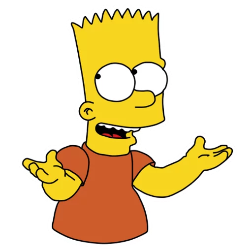 🤷 Стикер «Bart» для Telegram