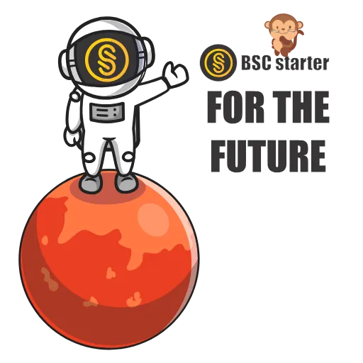 😌 Стикер «BSCstarter» для Telegram