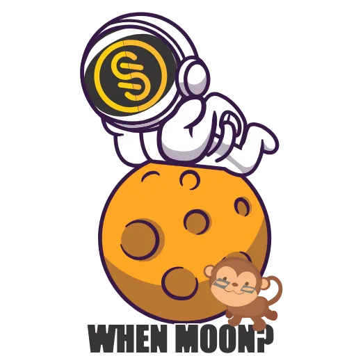 🤔 Стикер «BSCstarter» для Telegram