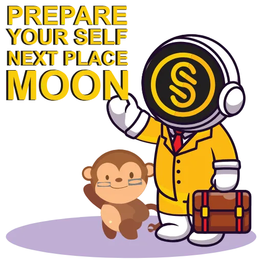🌑 Стикер «BSCstarter» для Telegram