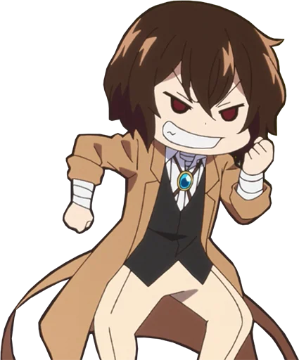 😈 Стикер «Bungou Stray Dogs Wan!» для Telegram