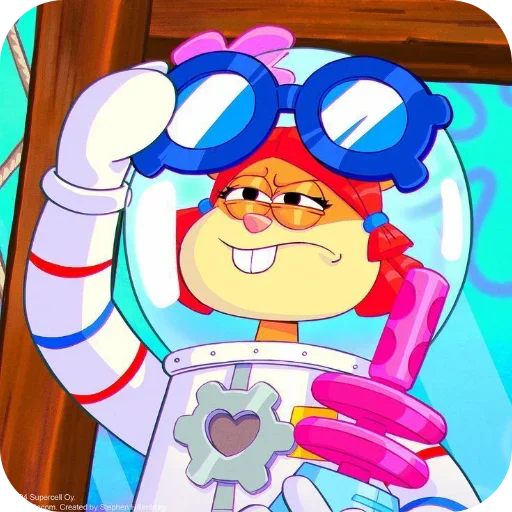 👓 Стикер «Губка Боб БС» для Telegram