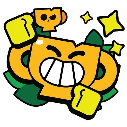🏆 Стикер «Brawl Stars Pins (Exclusive)» для Telegram