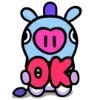 💚 Эмодзи «Bt21» для Telegram