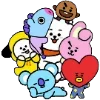 Эмодзи Bt21 для Telegram — скачать