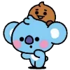 💙 Эмодзи «Bt21» для Telegram