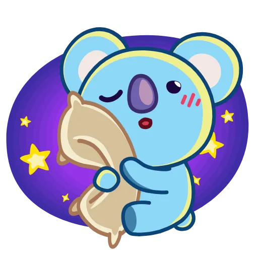😴 Эмодзи «BT21 - анимированные» для Telegram