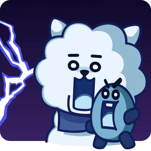 😨 Эмодзи «BT21 - анимированные» для Telegram
