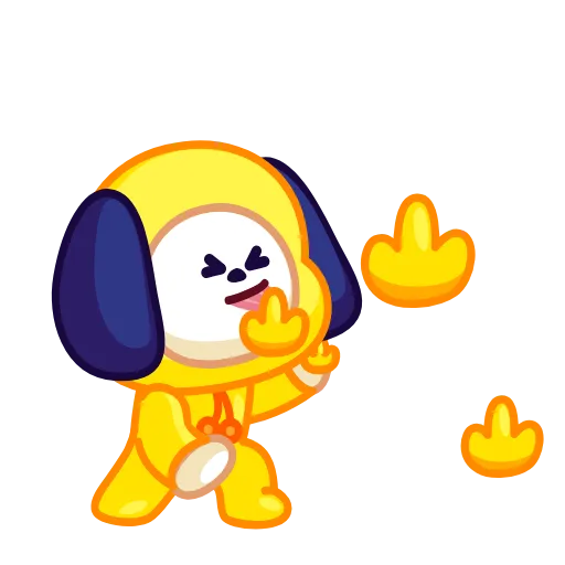 🖕 Эмодзи «BT21 - анимированные» для Telegram