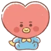 ⭐️ Эмодзи «bt21 - BTS family» для Telegram