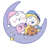 ⭐️ Эмодзи «bt21 - BTS family» для Telegram