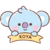 ⭐️ Эмодзи «bt21 - BTS family» для Telegram