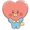 ⭐️ Эмодзи «bt21 - BTS family» для Telegram