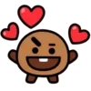 ⭐️ Эмодзи «bt21 - BTS family» для Telegram