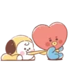 ⭐️ Эмодзи «bt21 - BTS family» для Telegram