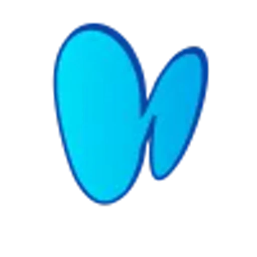 🤩 Эмодзи «Голубые буквы пузыри» для Telegram