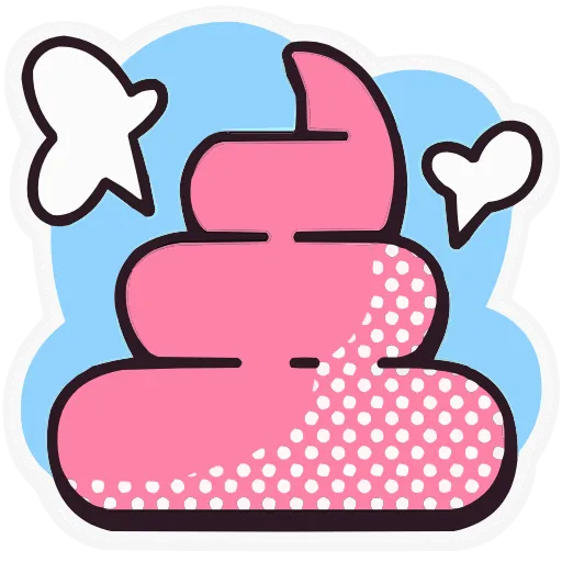 💩 Эмодзи «Бабл Бум» для Telegram