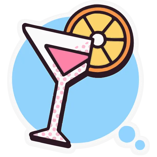🍸 Эмодзи «Бабл Бум» для Telegram