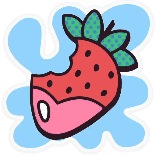 🍓 Эмодзи «Бабл Бум» для Telegram