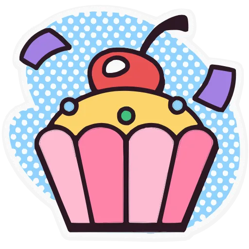 🧁 Эмодзи «Бабл Бум» для Telegram