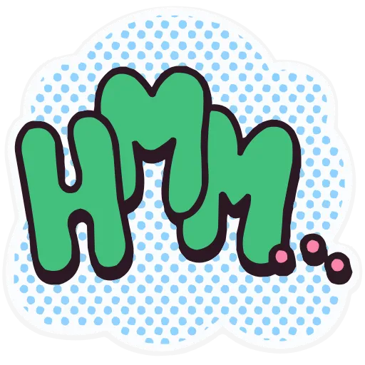 🤔 Эмодзи «Бабл Бум» для Telegram