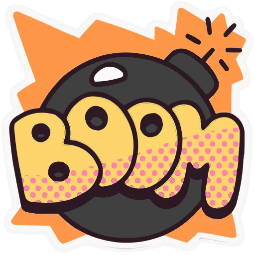 💣 Эмодзи «Бабл Бум» для Telegram
