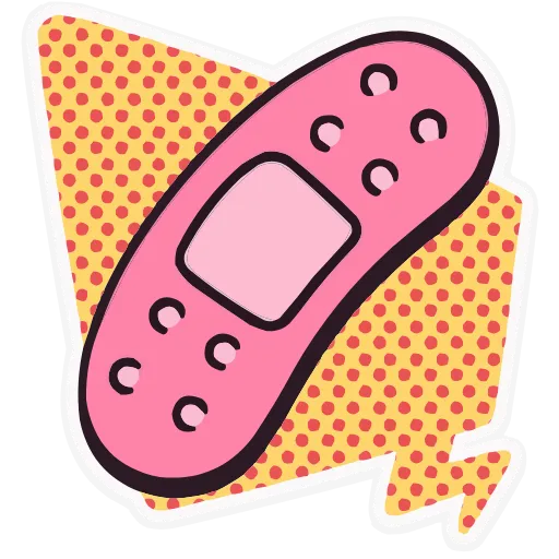 🩹 Эмодзи «Бабл Бум» для Telegram
