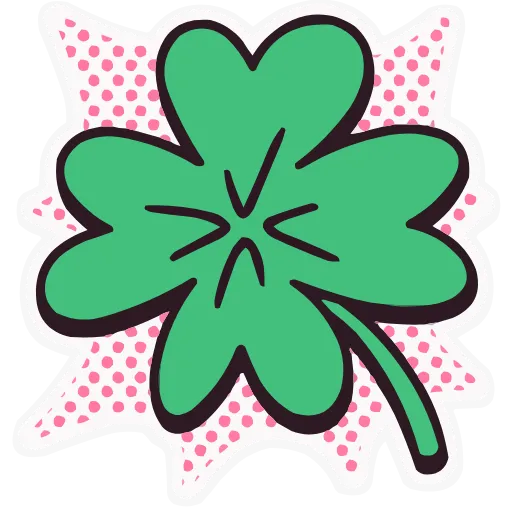 🍀 Эмодзи «Бабл Бум» для Telegram