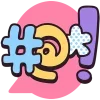 🤩 Эмодзи «Бабл Бум» для Telegram