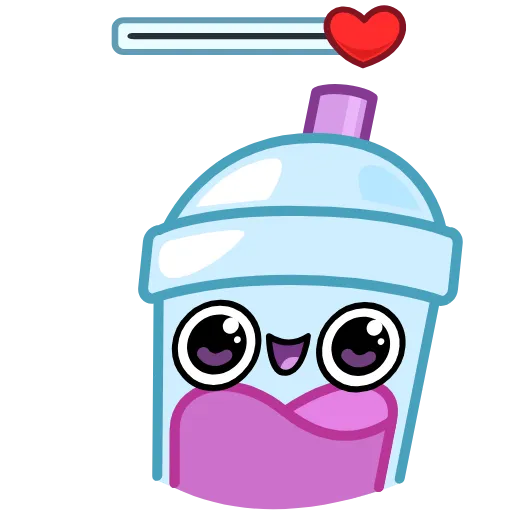 😍 Стикер «Bubble Tea» для Telegram