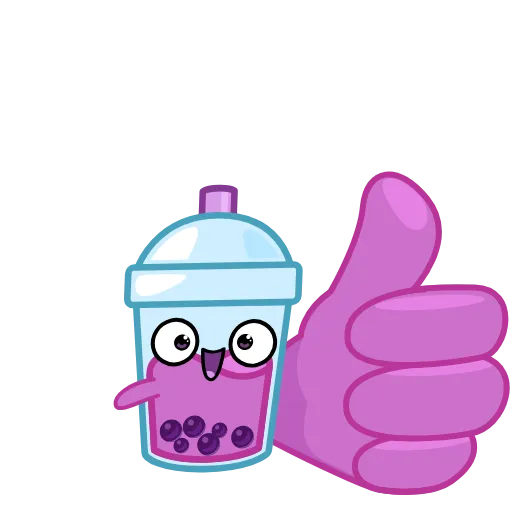 👍 Стикер «Bubble Tea» для Telegram