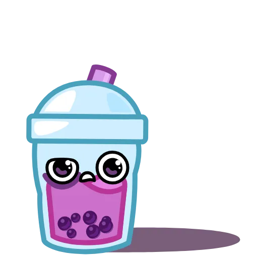 😵 Стикер «Bubble Tea» для Telegram