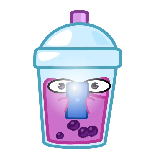 Стикерпак Bubble Tea для Telegram