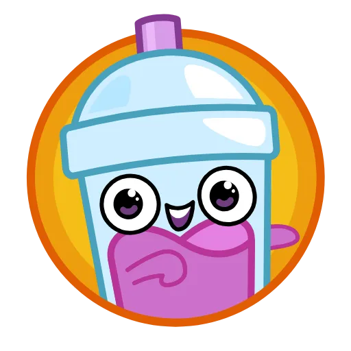😅 Стикер «Bubble Tea» для Telegram