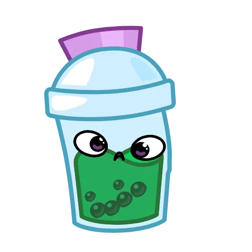 🤢 Стикер «Bubble Tea» для Telegram