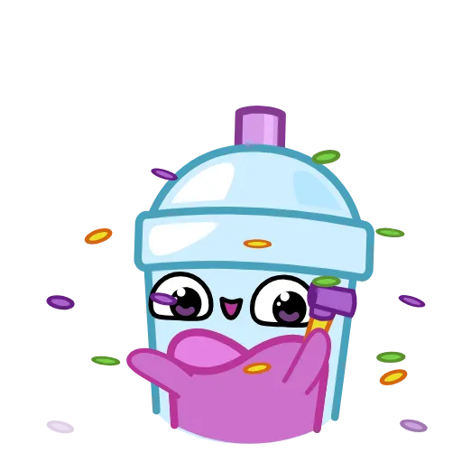 🥳 Стикер «Bubble Tea» для Telegram