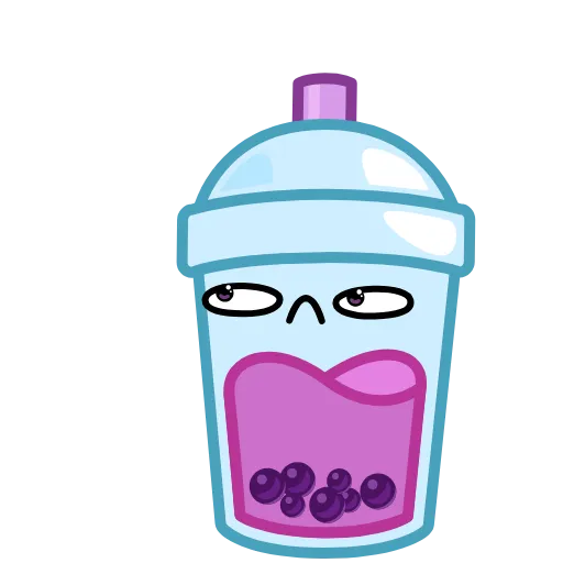 🤔 Стикер «Bubble Tea» для Telegram