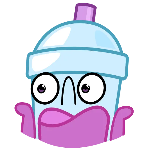 🤷‍♀ Стикер «Bubble Tea» для Telegram