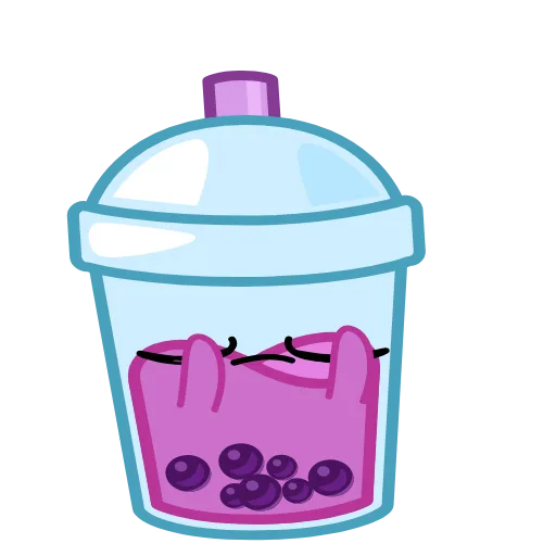 😔 Стикер «Bubble Tea» для Telegram