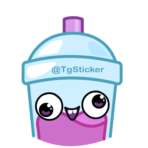 🤪 Стикер «Bubble Tea» для Telegram