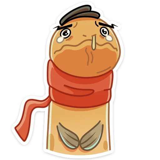 😢 Стикер «Игорь Угорь и Змей Сергей» для Telegram