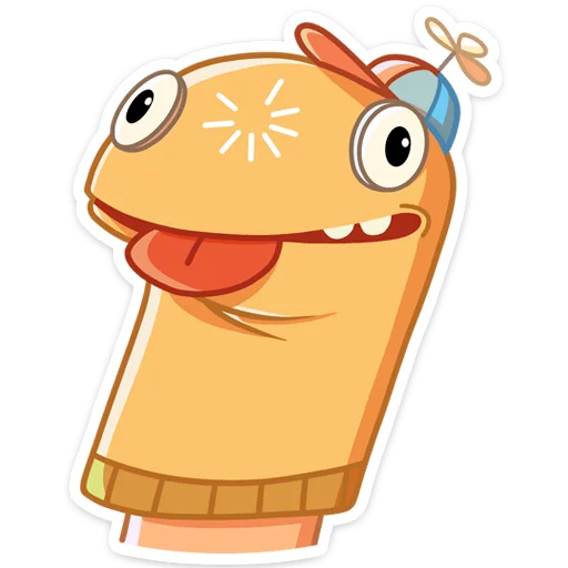 🤤 Стикер «Игорь Угорь и Змей Сергей» для Telegram