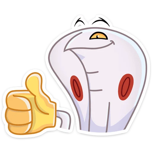 👍 Стикер «Игорь Угорь и Змей Сергей» для Telegram