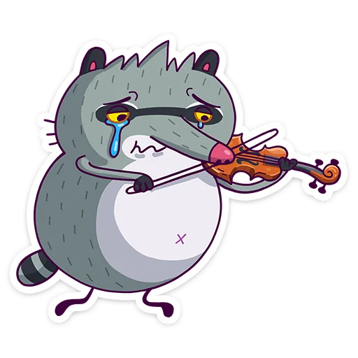 🎻 Стикер «Полоскун Бублик» для Telegram