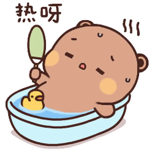 😤 Стикер «Bubu and Dudu 14» для Telegram