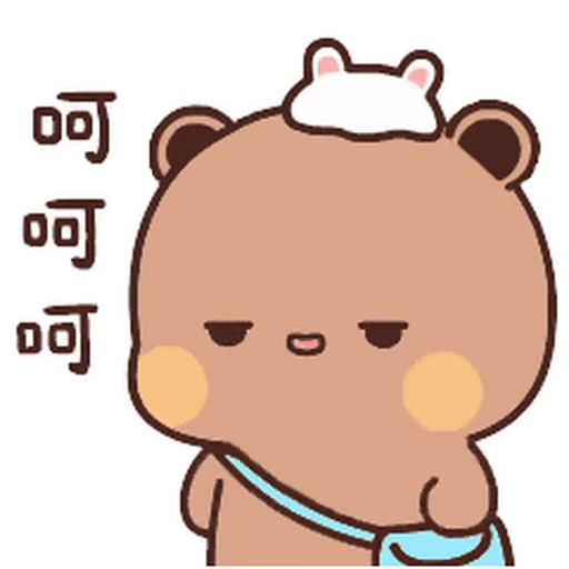 😃 Стикер «Bubu and Dudu 14» для Telegram